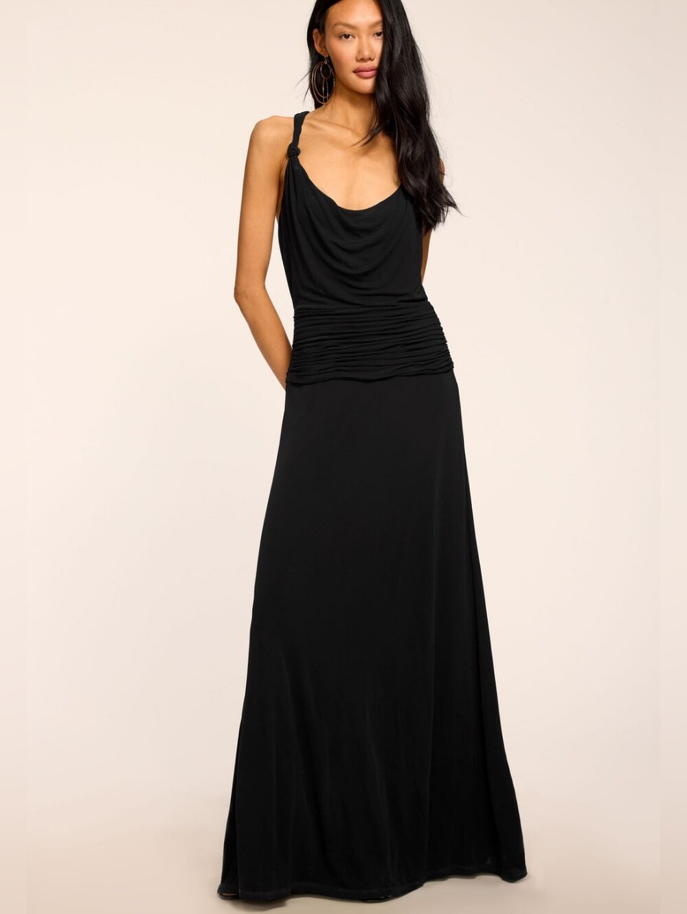 Ramy Brook Mariah Embellished Jersey Maxi Gown